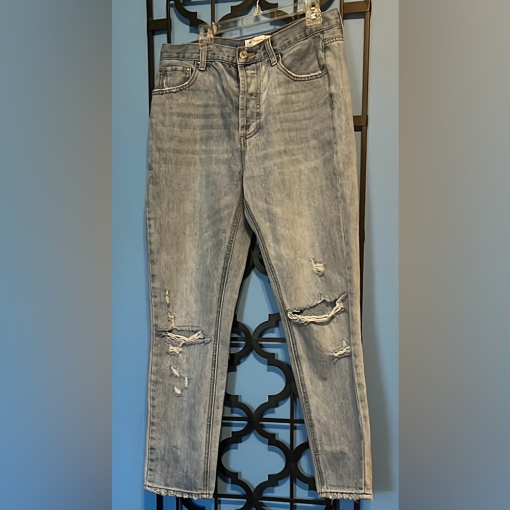 By Together Blue Straight Leg Jeans Timeless Design, Size M